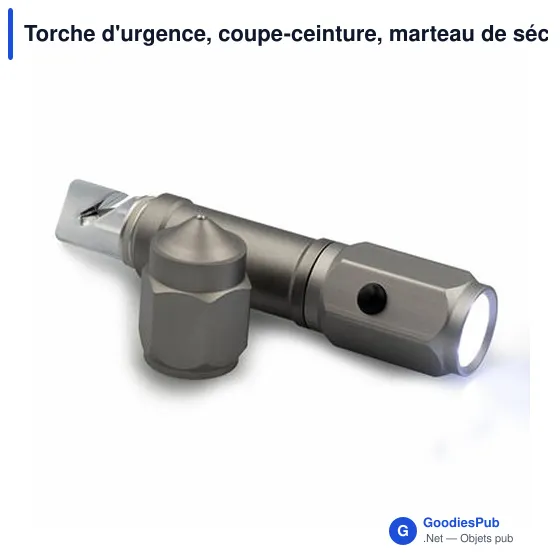 Lampe de poche d'urgence personnalisable avec logo | Malli - Image 6
