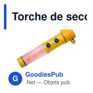 Torche de secours personnalisable avec logo - Auden - Miniature 1