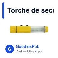 Torche de secours personnalisable avec logo - Auden - Miniature 3
