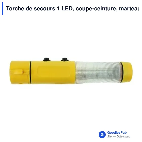 Torche de secours personnalisable avec logo - Auden - Image 3