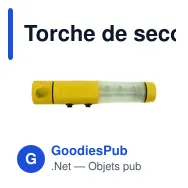 Torche de secours personnalisable avec logo - Auden - Miniature 4