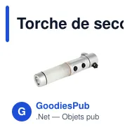 Torche de secours personnalisable avec logo - Auden - Miniature 5
