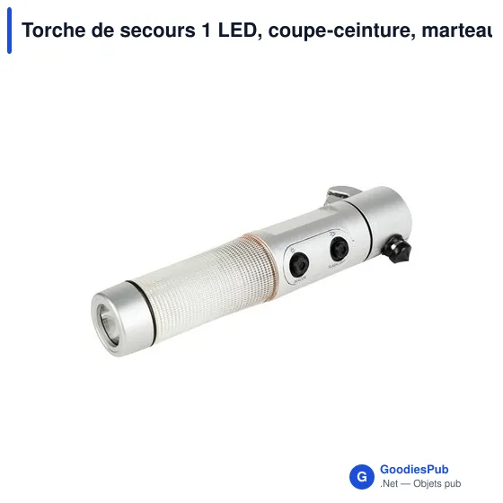 Torche de secours personnalisable avec logo - Auden - Image 5