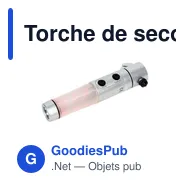 Torche de secours personnalisable avec logo - Auden - Miniature 6