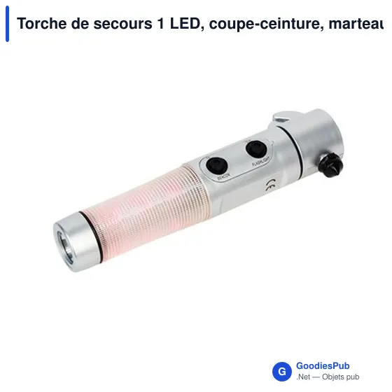 Torche de secours personnalisable avec logo - Auden - Image 6