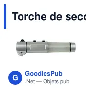 Torche de secours personnalisable avec logo - Auden - Miniature 8