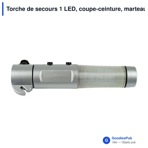 Torche de secours personnalisable avec logo - Auden - Image 8