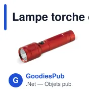 Lampe torche de survie personnalisable en aluminium avec logo - Survie - Miniature 3
