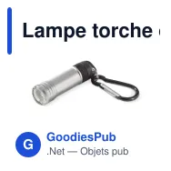 Lampe torche de survie magnétique personnalisable avec logo - Survie Magnet - Miniature 3