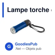 Lampe torche de survie magnétique personnalisable avec logo - Survie Magnet - Miniature 4