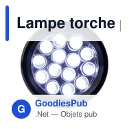 Lampe torche personnalisable en métal avec logo - modèle Romeo - Miniature 3