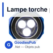 Lampe torche personnalisable Aya avec logo - flexible et téléscopique - Miniature 5