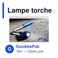 Lampe torche personnalisable Aya avec logo - flexible et téléscopique - Miniature 6