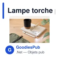 Lampe torche personnalisable Aya avec logo - flexible et téléscopique - Miniature 7