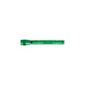 Variante vert - Lampe torche personnalisable Aya avec logo - flexible et téléscopique