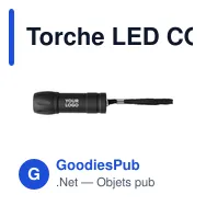 Torche LED COB en ABS Keira - Miniature 10