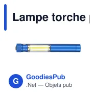 Lampe torche personnalisable en aluminium avec logo - Beth - Miniature 12