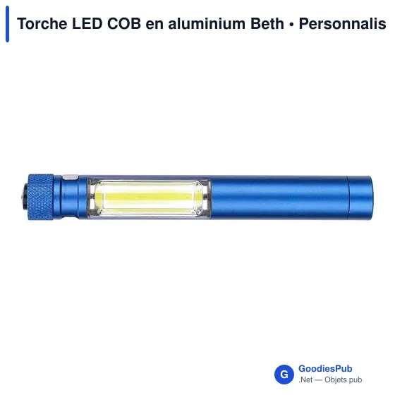 Lampe torche personnalisable en aluminium avec logo - Beth - Image 12