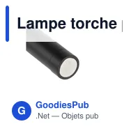 Lampe torche personnalisable en aluminium avec logo - Beth - Miniature 5