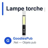 Lampe torche personnalisable en aluminium avec logo - Beth - Miniature 6