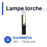 Lampe torche personnalisable en aluminium avec logo - Beth - Miniature 9