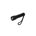 Variante Noir - Lampe torche rechargeable personnalisable en aluminium recyclé avec logo - IPX4