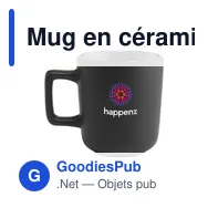 Mug en céramique personnalisable Torino 280 ml avec logo - Miniature 4