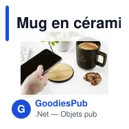 Mug en céramique personnalisable Torino 280 ml avec logo - Miniature 5