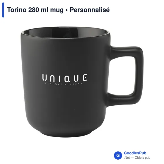 Mug en céramique personnalisable Torino 280 ml avec logo - Image 8