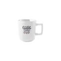 Variante blanc - Mug en céramique personnalisable Torino 280 ml avec logo