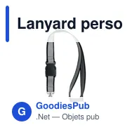 Lanyard personnalisable réfléchissant en RPET avec logo - TOSEE - Miniature 10