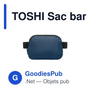 TOSHI Sac banane en polyester 300D - Miniature 2