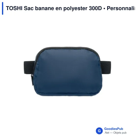 TOSHI Sac banane en polyester 300D - Image 2