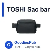TOSHI Sac banane en polyester 300D - Miniature 11