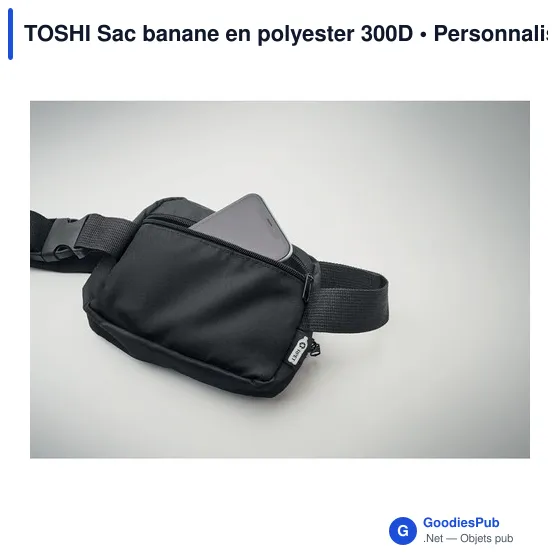 TOSHI Sac banane en polyester 300D - Image 12