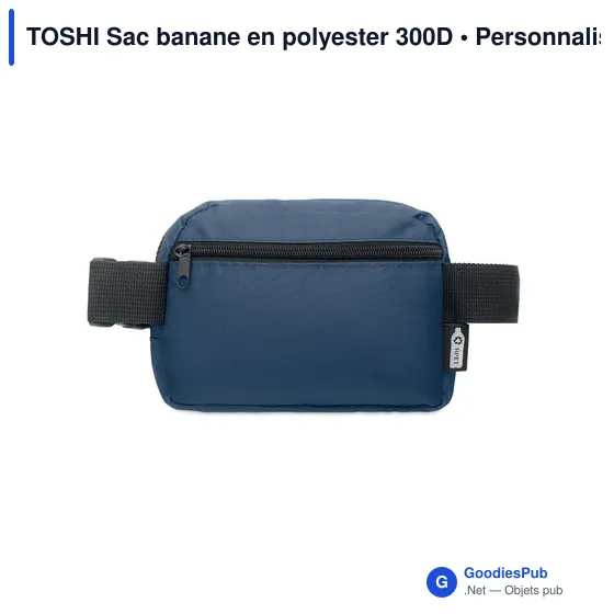TOSHI Sac banane en polyester 300D - Image 3