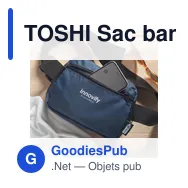 TOSHI Sac banane en polyester 300D - Miniature 4