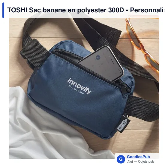 TOSHI Sac banane en polyester 300D - Image 4