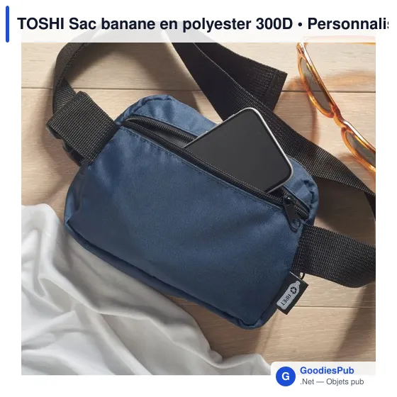 TOSHI Sac banane en polyester 300D - Image 5