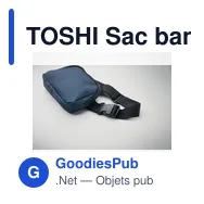 TOSHI Sac banane en polyester 300D - Miniature 6