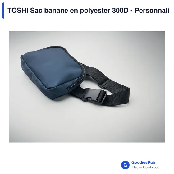 TOSHI Sac banane en polyester 300D - Image 6