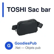 TOSHI Sac banane en polyester 300D - Miniature 9