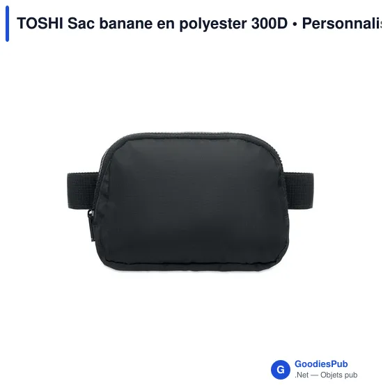 TOSHI Sac banane en polyester 300D - Image 10