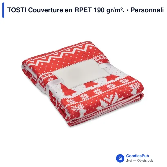 TOSTI Couverture en RPET 190 gr/m². - Image 1