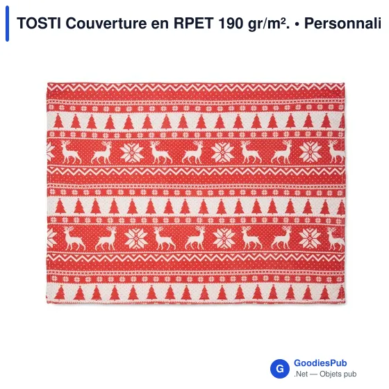 TOSTI Couverture en RPET 190 gr/m². - Image 2