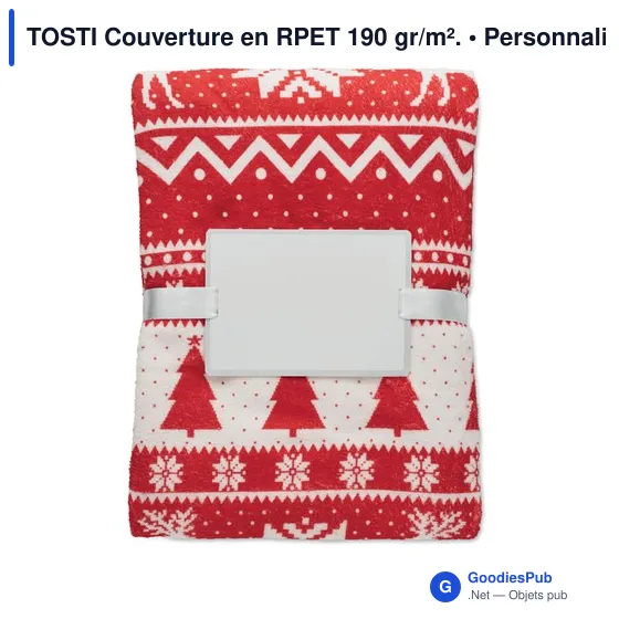 TOSTI Couverture en RPET 190 gr/m². - Image 3