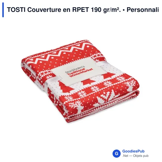TOSTI Couverture en RPET 190 gr/m². - Image 4