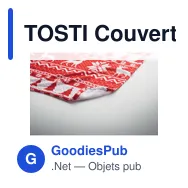 TOSTI Couverture en RPET 190 gr/m². - Miniature 5