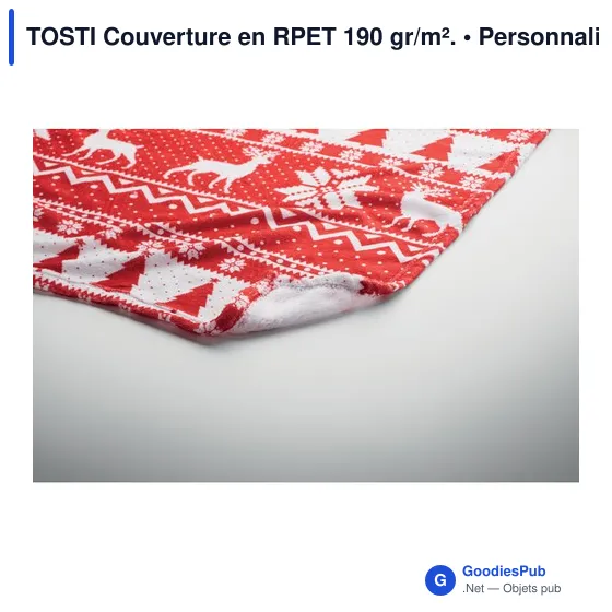 TOSTI Couverture en RPET 190 gr/m². - Image 5