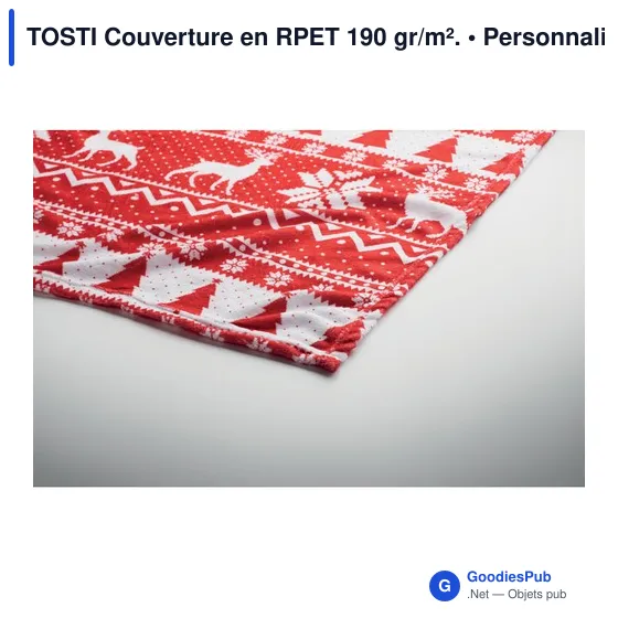 TOSTI Couverture en RPET 190 gr/m². - Image 6